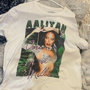 Aaliyah Graphic Tee in White